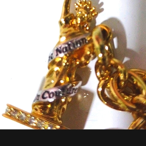 Juicy Couture LG Charm Depicting the Eiffel🗼Lady Liberty 🌍Globe Spins NWT - Picture 12 of 14